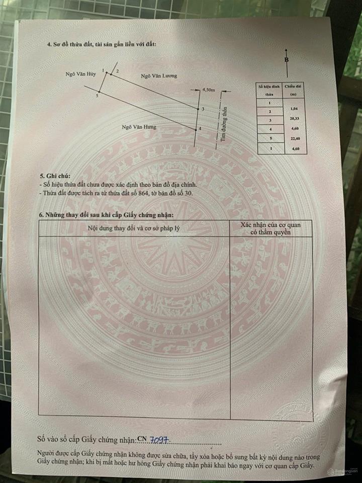 Chính chủ cần bán 98,1m2 đường nhựa 9m buôn bán được tại kim đới 1  xã kiến thuỵ