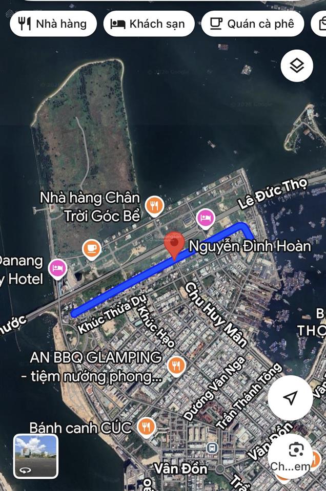 Chính chủ cần bán cặp đất cực hiếm 440m2 mt đường nguyễn đình hoàn  sơn trà