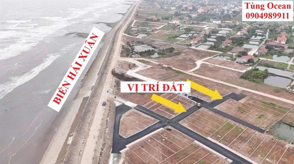 Đất nền sát biển, view biển 1,5 tỷ, 80m² đối diện khu đô thị biển
