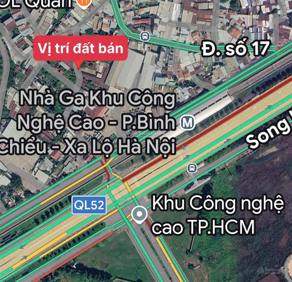 Cơ hội đầu tư, đất xây chdv tuyệt đẹp vị trí siêu đắc địa, ga metro, linh trung thủ đức