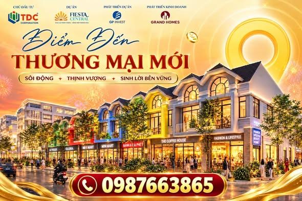 FIESTA CENTRAL – ĐIỂM ĐẾN THƯƠNG MẠI MỚI CỦA BÌNH DƯƠNG