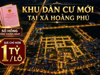 Ra mắt khu dân cư mới tại xã hoằng phú  thanh hóa
