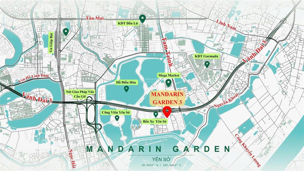 Ra mắt chung cư mandarin garden 3 hòa phát yên sở