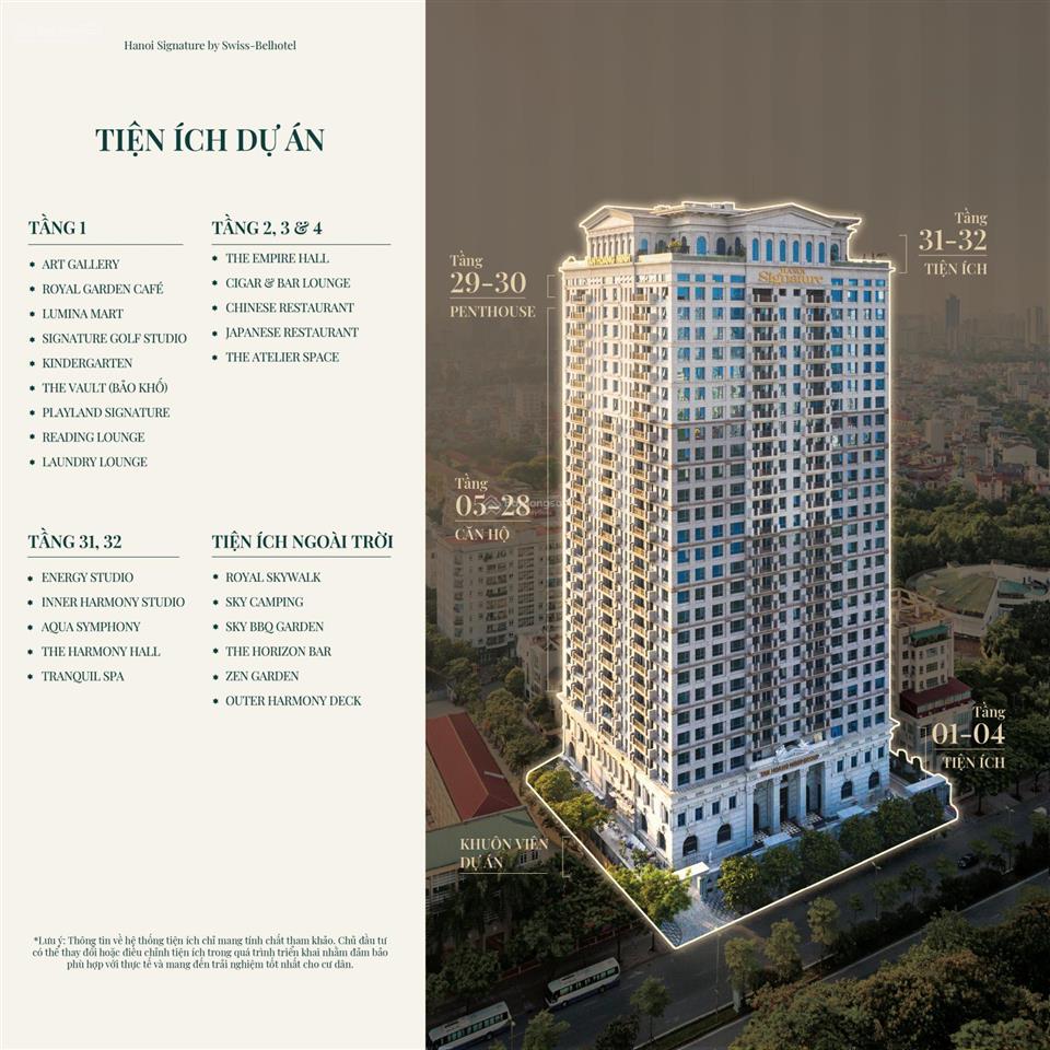Căn hộ 3pn hanoi signature diện tích 198,6m² | tôn lên đẳng cấp chủ nhân