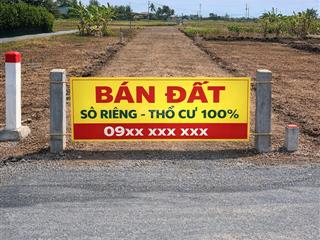 Hạ giá bán còn 700tr cho nền thổ mặt tiền nhựa 9m