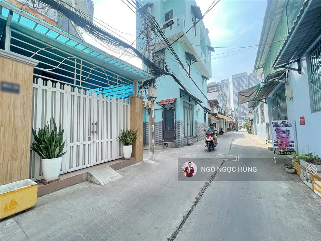 Kèo thơm  nhà hẻm tân mỹ q7 dt 3 x 16.6m, khuôn viên 3 x 20m, cn 52m2 hẻm nội khu 3.5m