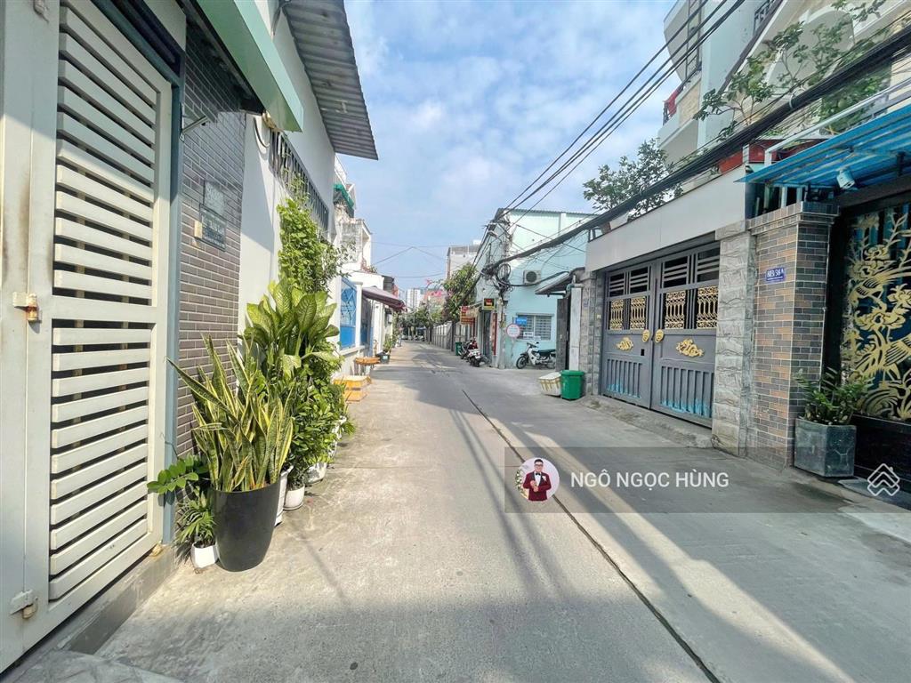 Kèo thơm  nhà hẻm tân mỹ q7 dt 3 x 16.6m, khuôn viên 3 x 20m, cn 52m2 hẻm nội khu 3.5m