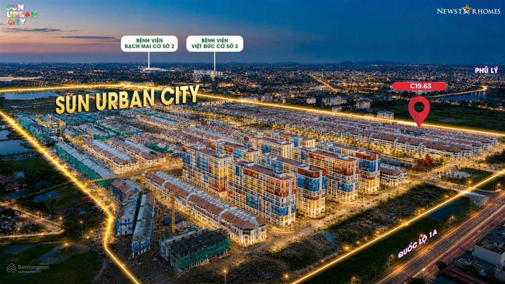 4,5 tỷ liền kề sun urban city hà nam, nhận nhà ngay.  0911 696 ***