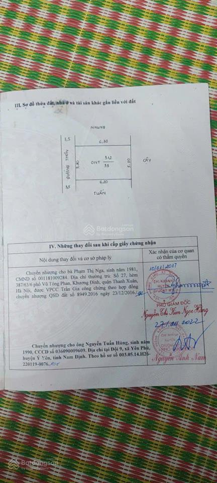 Bán nhà riêng tại thị trấn chúc sơn, 2,25 tỷ, 35 m2, 2pn, 1wc, pháp lý đầy đủ