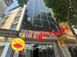 Mặt phố  tòa văn phòng  thang máy  vỉa hè rộng  ô tô dừng đỗ ngày đêm  hàng xóm ks marriott