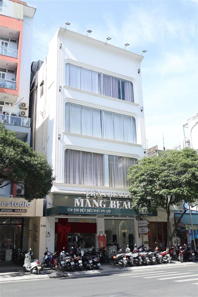 Cho thuê sàn văn phòng đường điện biên phủ q10 dt 132m2, mt8m. làm văn phòng cty. hotline 039846098