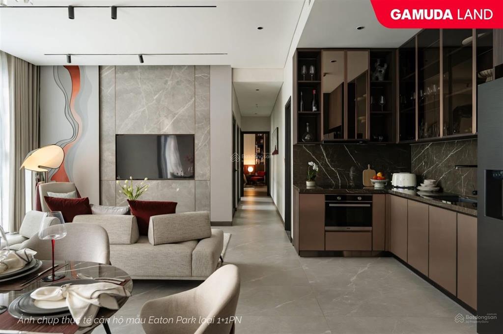 Bán căn 1pn eaton park  view đại lộ mai chí thọ  giá chỉ 7.4 tỷ