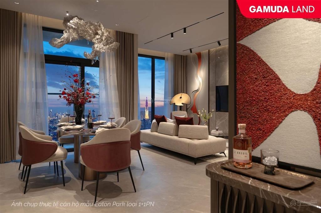 Bán căn 1pn eaton park  view đại lộ mai chí thọ  giá chỉ 7.4 tỷ