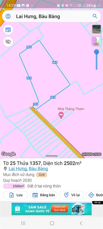 Bán gấp nhà vườn nghỉ dưỡng 2500m2