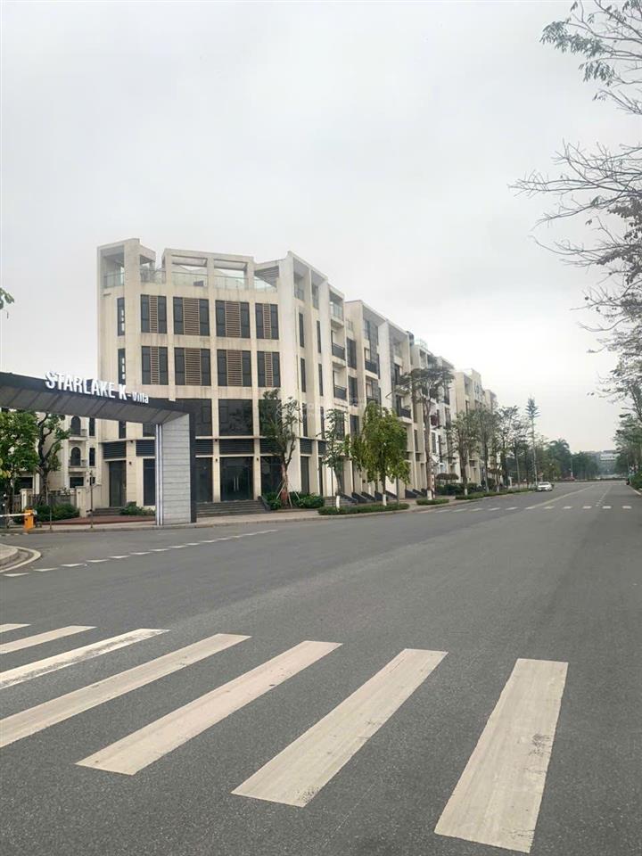 Bán shophouse khu k starlake mặt đường 40m  mặt tiền 20m căn góc kinh doanh nhà hàng vip 380m2 đất