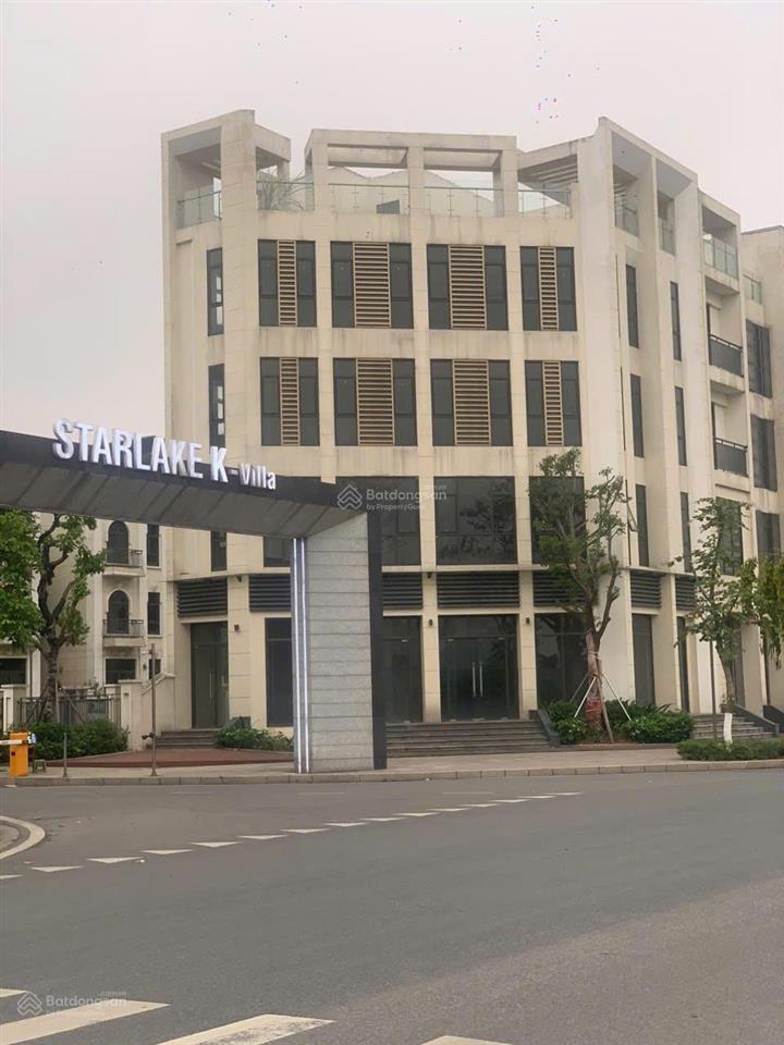 Bán shophouse khu k starlake mặt đường 40m  mặt tiền 20m căn góc kinh doanh nhà hàng vip 380m2 đất