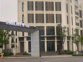 Bán shophouse khu k starlake mặt đường 40m  mặt tiền 20m căn góc kinh doanh nhà hàng vip 380m2 đất