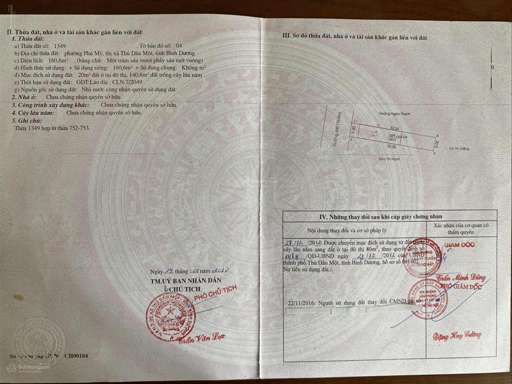 Bán đất có nhà trọ và đất mặt tiền đường dx 001, khu phố phú mỹ 8, phường bình dương, hcm