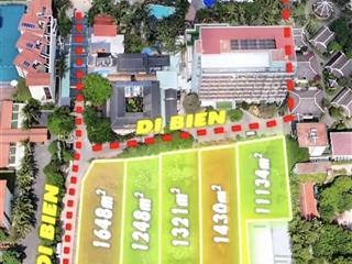 Đất khách sạn mặt tiền trần hưng đạo. 5 lô 1300m  1600m. hàng hiếm còn sót lại. cách biển 50m