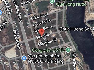 Bán đất 122.4m2 đầm sen, trục thông cạnh tttm, gần sông