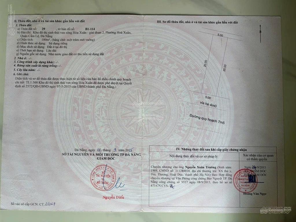 Bán đất 23 thanh lương 6  giá tốt