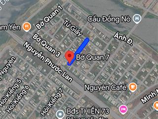 Bán đất bờ quan 7 khu điện âm trái nam hòa xuân, liền kề sunneva