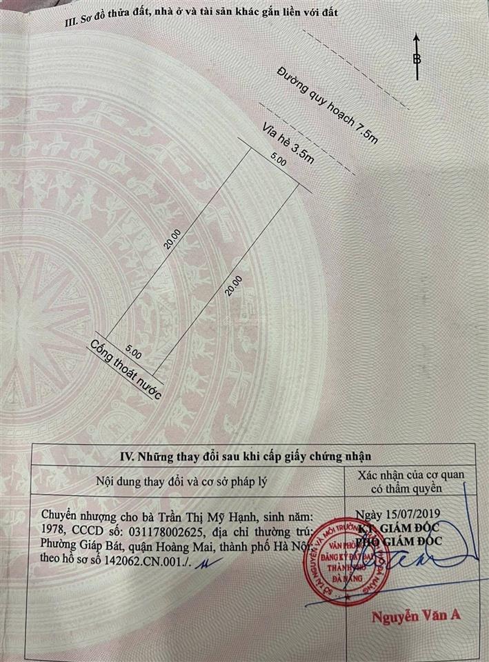 Bán đất bờ quan 2  kđt nam hòa xuân  giá chỉ 5,35 tỷ