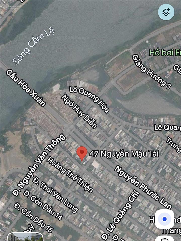 Bán đất 47 nguyễn mậu tài, 6,8 tỷ, 100m2, giá ưu đãi tại cẩm lệ, đà nẵng