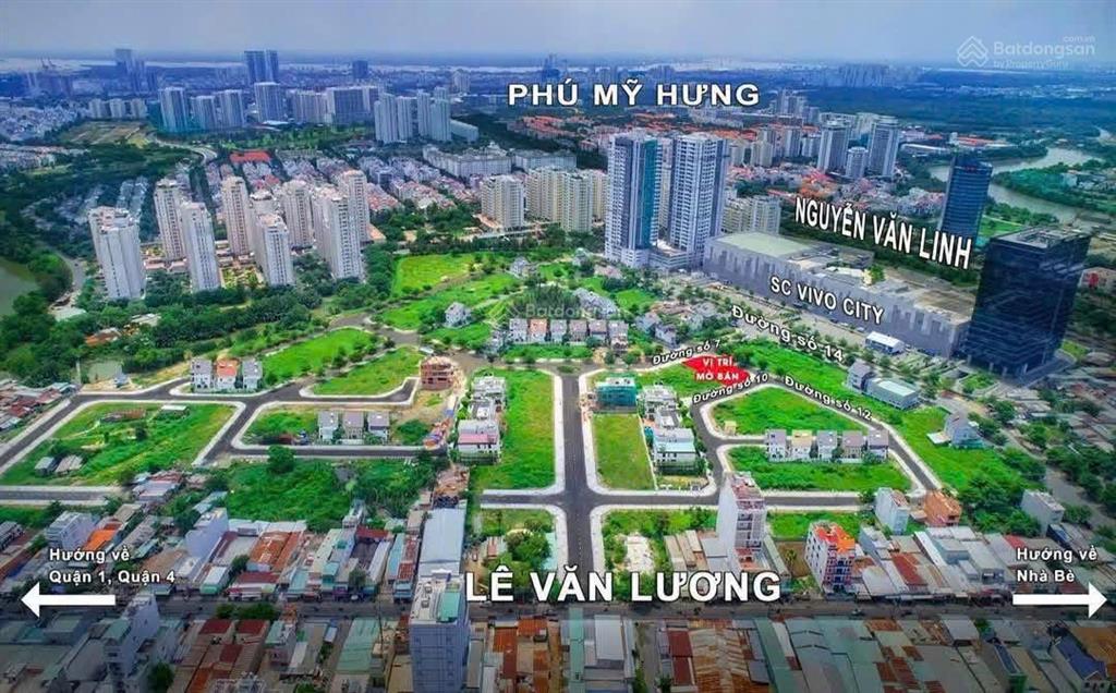 Bán đất sadeco khu nghỉ ngơi giải trí đối diện sc vivocity  vị trí vàng q7 giá rẻ