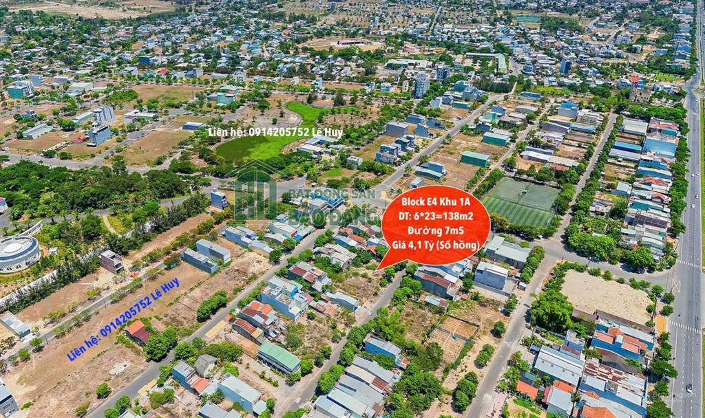 Rẻ hơn thị trường 300tr! bán lô đất 138m2 khu đô thị 1a, giá 4,1 tỷ ( tl)