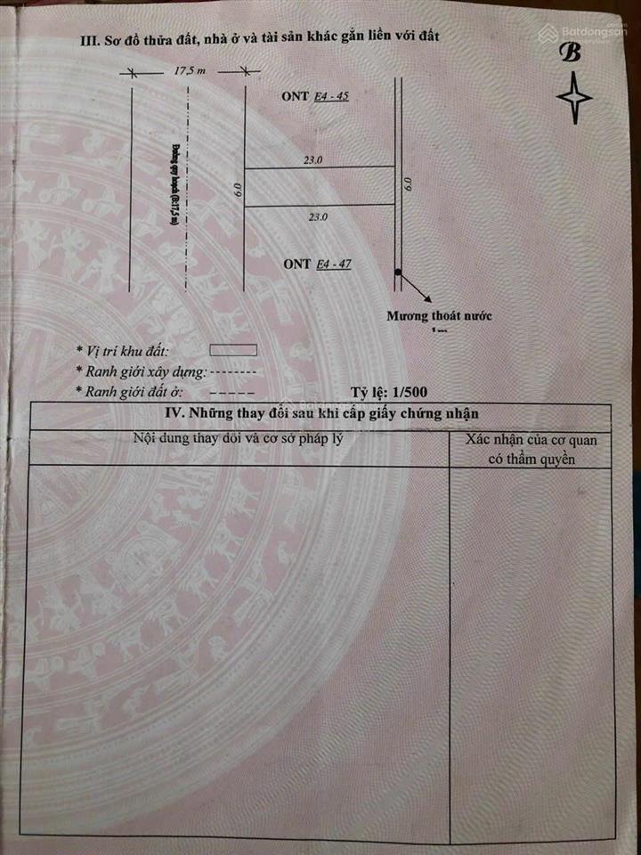 Rẻ hơn thị trường 300tr! bán lô đất 138m2 khu đô thị 1a, giá 4,1 tỷ ( tl)