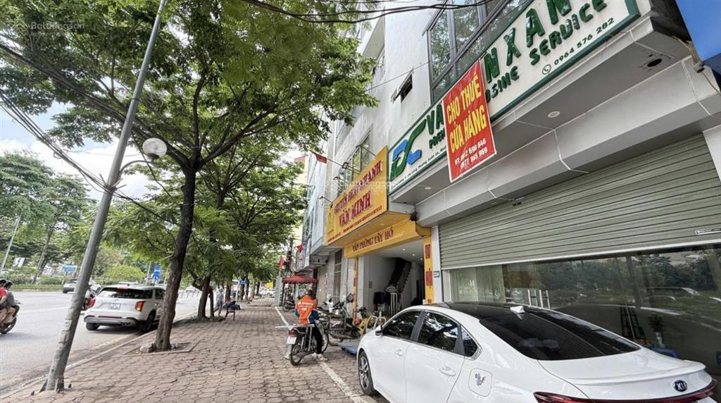 Bán đất mặt phố võ chí công  2 mặt tiền  vỉa hè rộng  mặt tiền khủng  xây toà nhà đỉnh  85m
