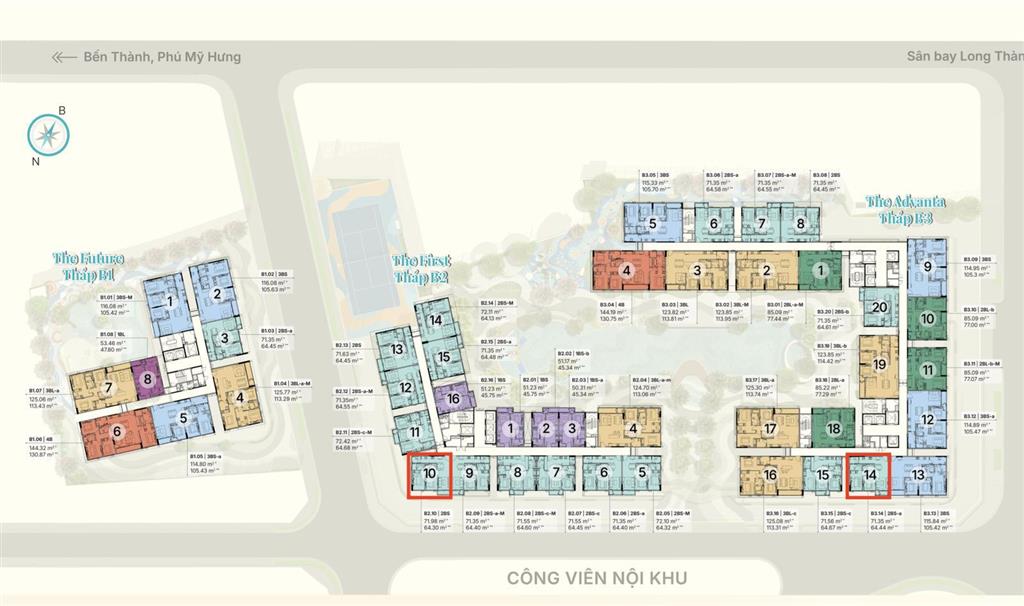 Căn 2pn giá tốt mua trực tiếp chủ đầu tư, thanh toán 10% ký hđmb,  em 0939 779 ***