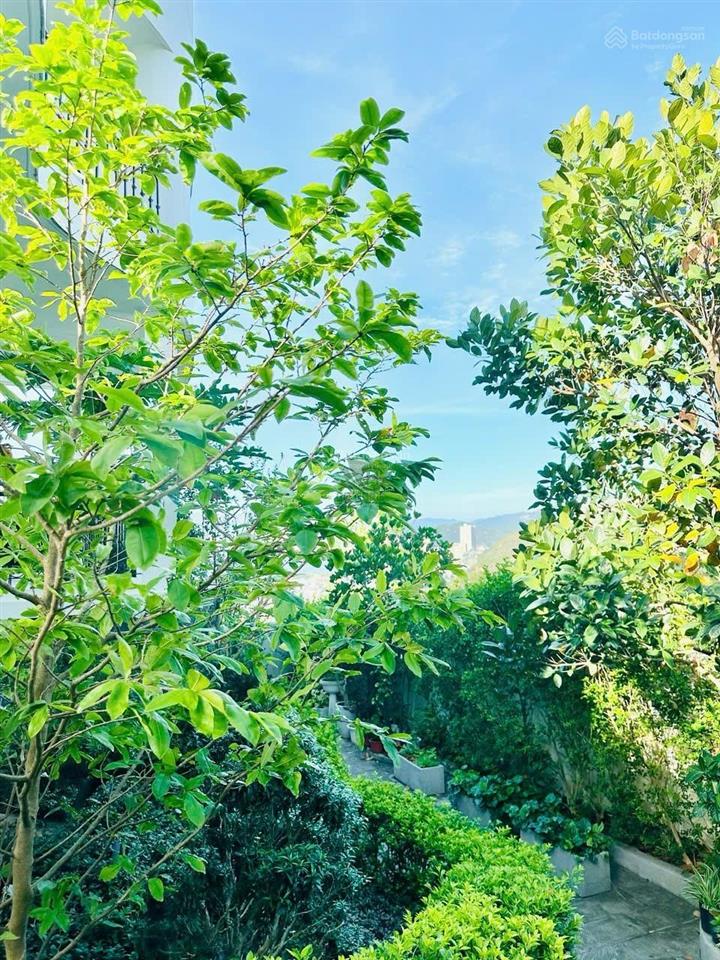 Villa view toàn cảnh vịnh nha trang siêu đẹp  có sân vườn  có thang máy