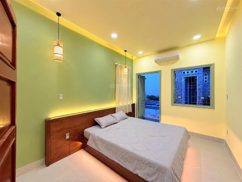 Villa mới xây có hồ bơi sân vườn 3 phòng ngủ full nội thất khu phía bắc nha trang