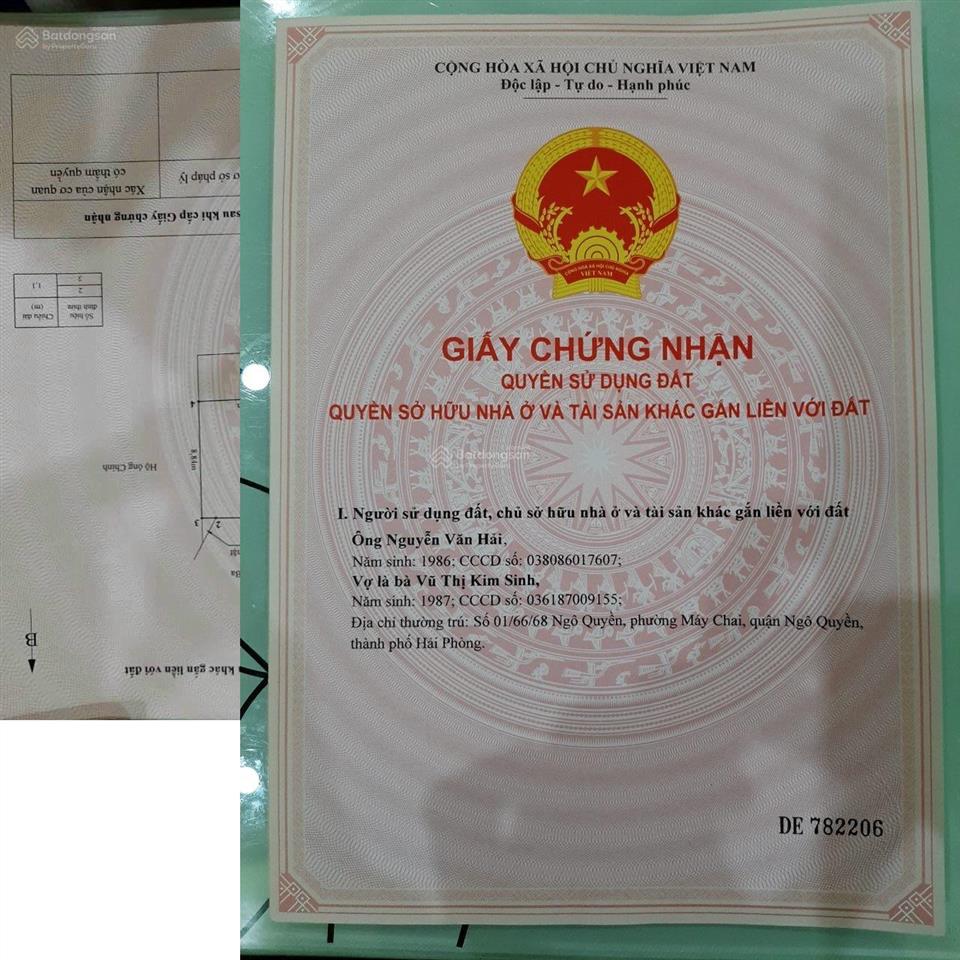 Mảnh đất đẹp 65m2 chỉ 5xx triệu vnđ tại trung tâm thôn kinh điền, xã tân viên, an lão, hải phòng