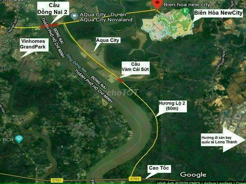 cần bán lỗ lô Biên Hòa New City ngay sân golf Long Thành giá 1,6 tỷ