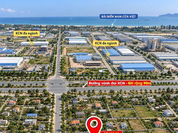 Cần bán gấp lô đất ven biển diện tích 165m2 giá 372tr, sẵn sổ ở khu kinh tế đông  nam, quảng trị