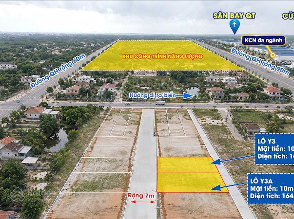 Cần bán gấp lô đất ven biển diện tích 165m2 giá 372tr, sẵn sổ ở khu kinh tế đông  nam, quảng trị