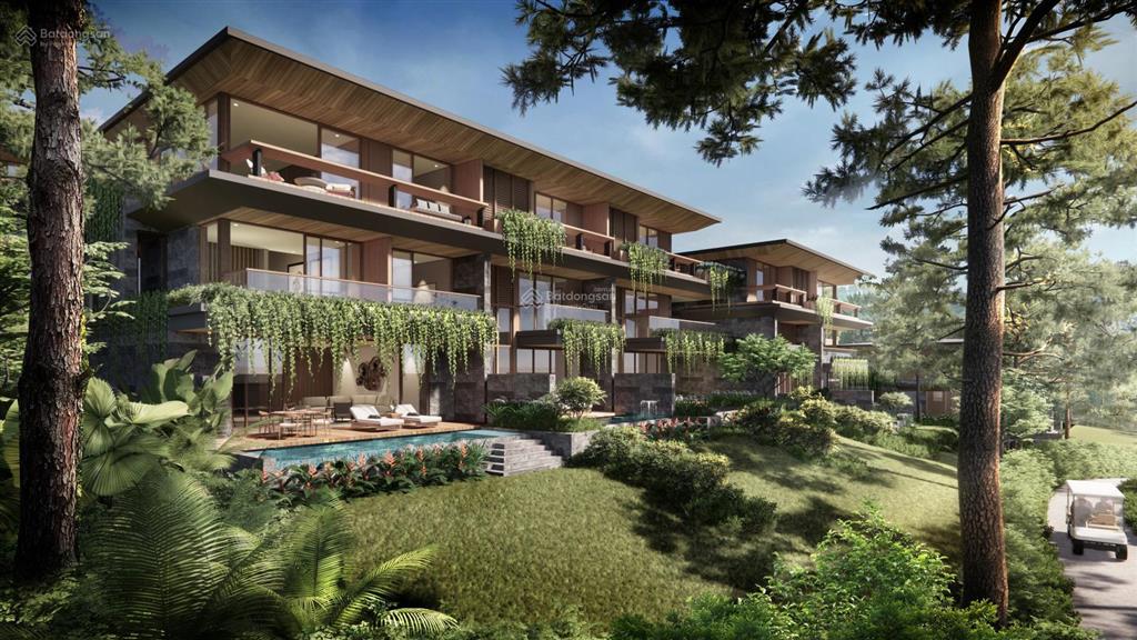 Suất ngoại giao ck 18%, biệt thự 252m2 nằm trên đồi view khách sạn intercon và rừng thông lung linh