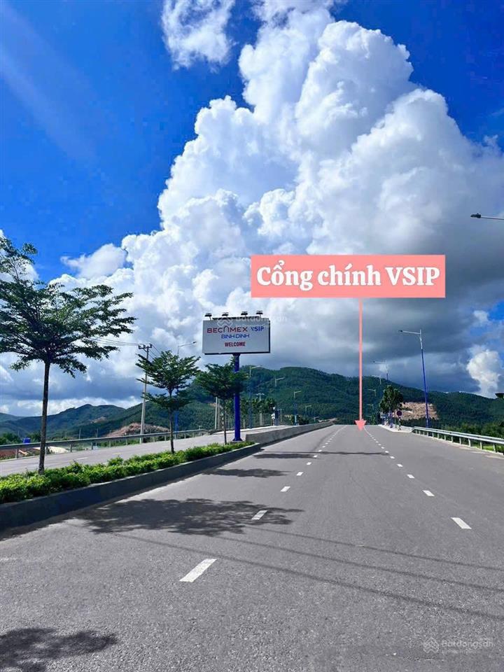 Cần bán lô đất đường cực lớn siêu bự 25m trong lòng khu công nghiệp becamex vsip bình định
