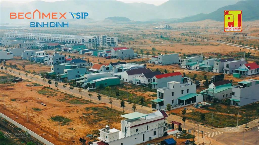 Bán gấp đất nền 150m2 tại quốc lộ 19c, trong khu công nghiệp becamex vsip bình định, 835 triệu/nền