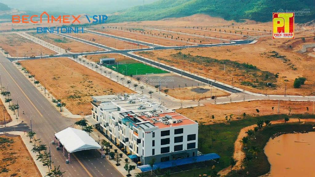 Bán gấp đất nền 150m2 tại quốc lộ 19c, trong khu công nghiệp becamex vsip bình định, 835 triệu/nền