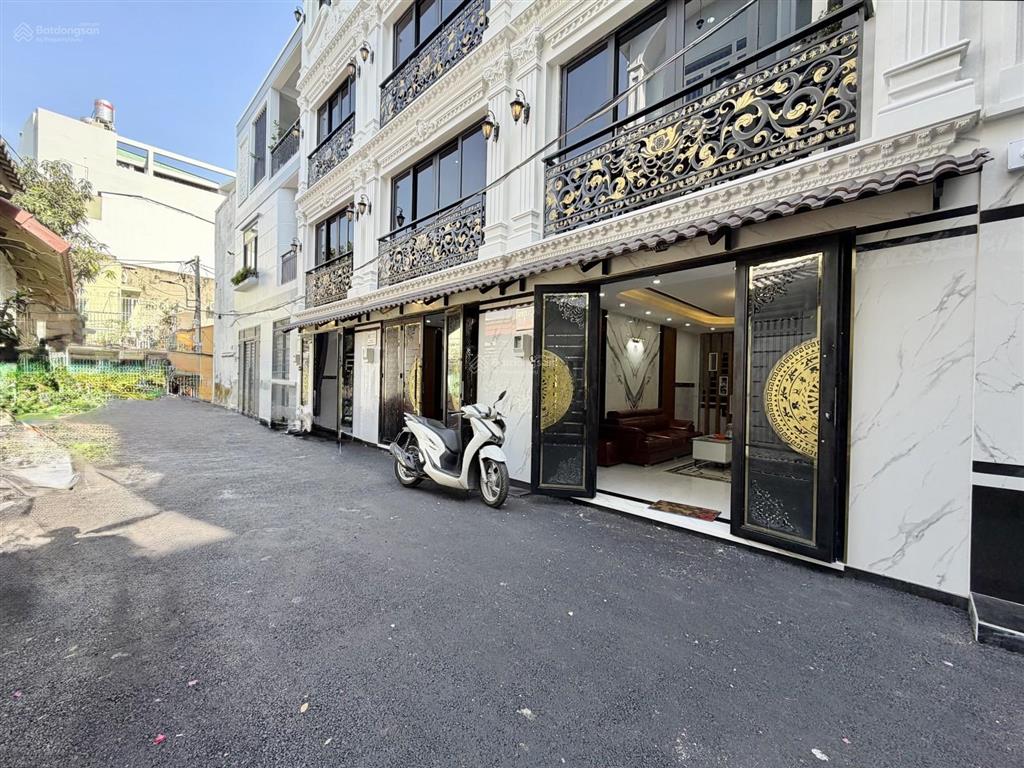 Xây mới 5 tầng hẻm xe hơi  trương đăng quế p3 gò vấp  38m2  tặng nội thất cao cấp  8,5 tỷ