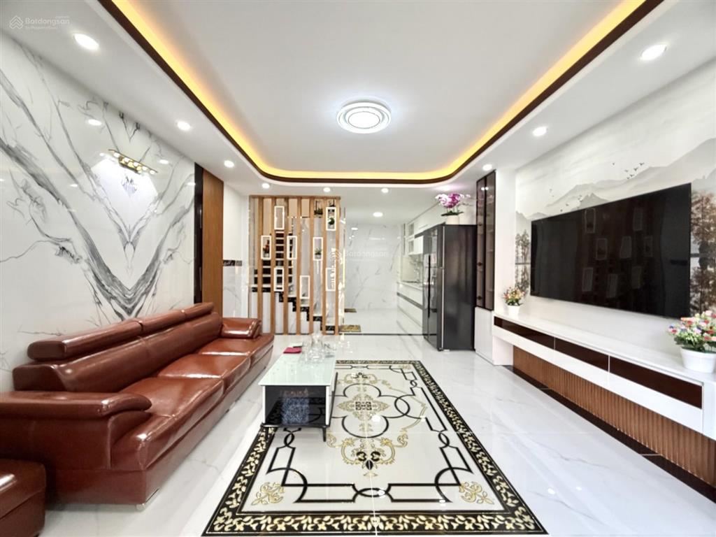 Xây mới 5 tầng hẻm xe hơi  trương đăng quế p3 gò vấp  38m2  tặng nội thất cao cấp  8,5 tỷ