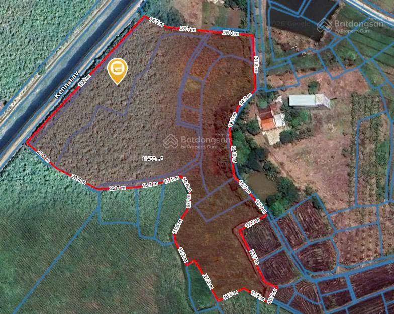 Đất farm view kênh phù hợp thổ, 100m bám đường bê tông