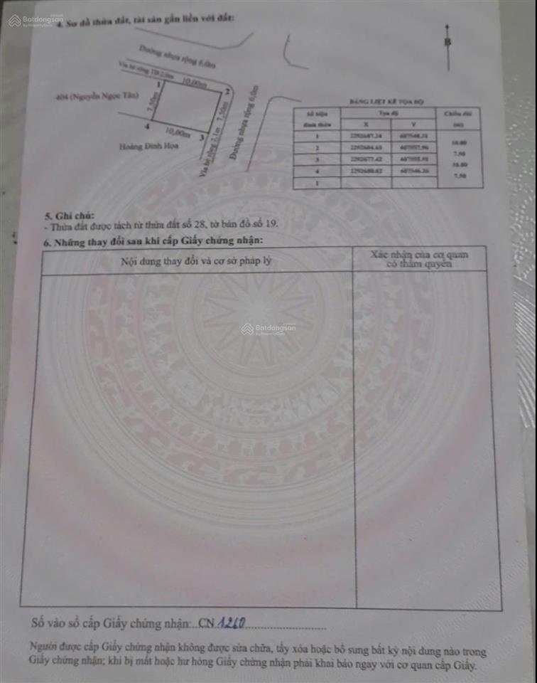 Cần bán lô đất đẹp tại tổ dân phố đoàn kết đồ sơn, hải phòng.