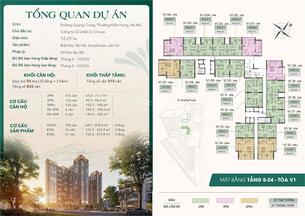 Chỉ 900 triệu sở hữu căn hộ 4pn, 2wc, 103m2  full nội thất cao cấp tại the vista văn la.
