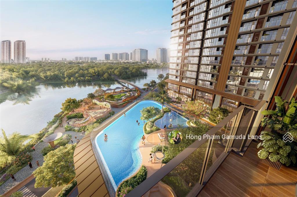 Eaton park  mua trực tiếp cđt với 442 triệu ký hđmb căn hộ 1pn  view sông rạch chiếc