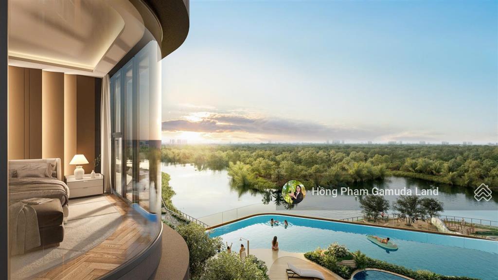 Eaton park  mua trực tiếp cđt với 442 triệu ký hđmb căn hộ 1pn  view sông rạch chiếc